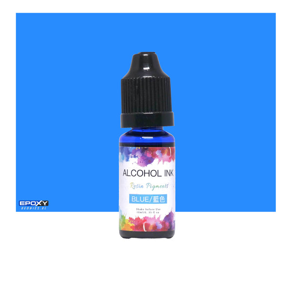 Alcohol Inkt Pigment - 10ml - Blue - Geurvrij DIY kunst
