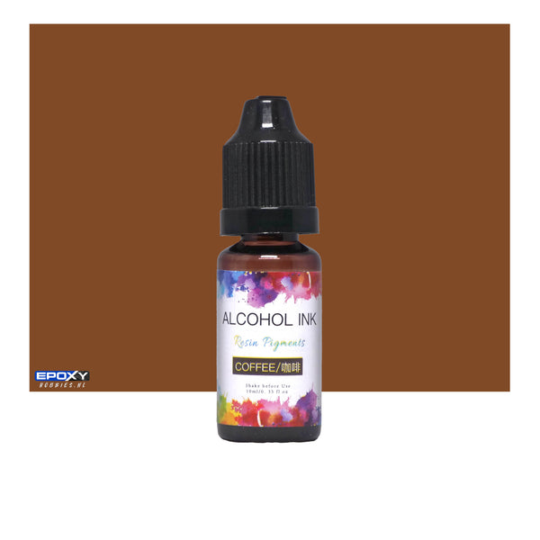 Alcohol Inkt Pigment - 10ml - Coffee/ Koffie - Geurvrij DIY kunst