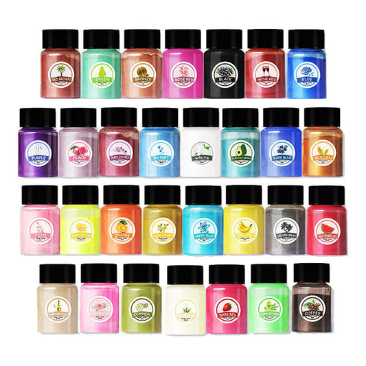 MICA Parelmoer Pigment Poeder Set - 30 Kleuren