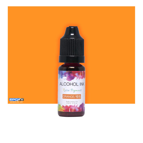 Alcohol Inkt Pigment - 10ml - Oranje/ Orange - Geurvrij DIY kunst
