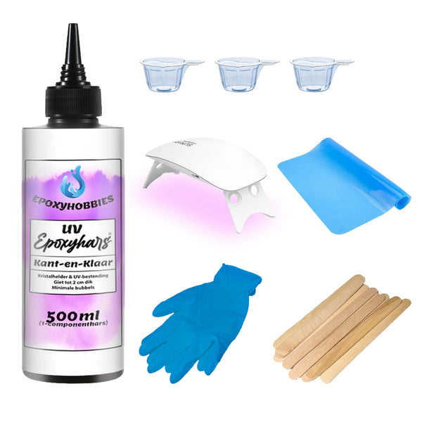 Alles-in-één UV Epoxyhars Kit